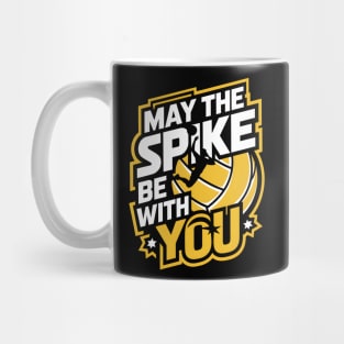 May The Spike Be With You – Funny Volleyball Mug